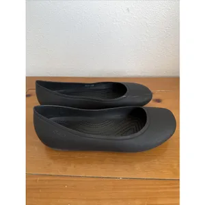 Crocs Alice Work Black Slip Resistant Nursing, Food Service Flats Size-11 thumbnail 3