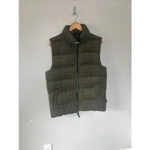 Houston White Adult Puffer Vest Plaid Red Sz Small NWT thumbnail 3