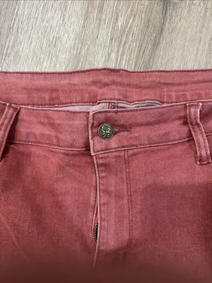 Women’s High-Rise Wide Leg Jeans in Rust thumbnail 2