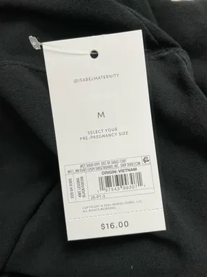 New with Tags Isabel Maternity by Ingrid & Isabel Black Leggings thumbnail 5