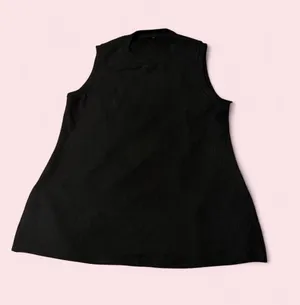 Source Unknown Black Sleeveless Ribbed Tank Top thumbnail 1