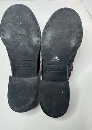 Minnetonka Brown Leather Mules Size 6.5 thumbnail 7