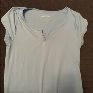 Aeropostale Blue Fitted Short Sleeve Tee thumbnail 1