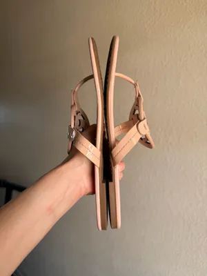 Tory Burch Sea Shell Pink Patent Leather Miller Sandal thumbnail 5