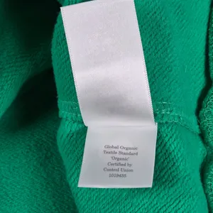Everlane Organic Cotton Full Zip Hoodie Bright Jade Green Size‎ XXS Cropped thumbnail 6
