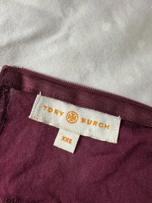 Tory Burch Burgundy Turtleneck Size XXS  thumbnail 6