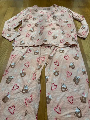 Sleep sense women’s long sleeve 2 piece sleepset size large. thumbnail 1