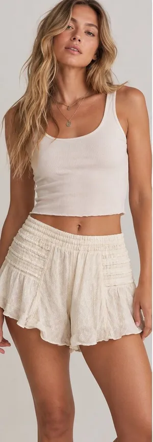 FREE PEOPLE Ruffled Bloomers thumbnail 1