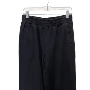 Abela Story + Co Wide Leg Cotton Sweatpants Black Women’s Size Large thumbnail 3