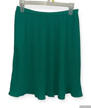 Banana republic‎ women’s XS pleated green skirt thumbnail 1