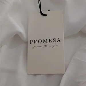Prómesa Formal Evening Gown Dress Size Small White One Shoulder Wedding Party thumbnail 9