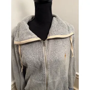 Lightning Bolt A Pure Source Mens Full Zip Funnel Neck Sweatshirt Jacket Blue thumbnail 5