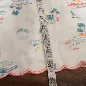 RAE DUNN Womens Pajama Set Sleepwear Tank Shorts Tropical Flamingo Palm‎ Tree M thumbnail 12