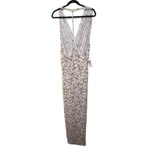 Free People Daria Graphic Maxi Dress in Ivory Combo Size XL thumbnail 7