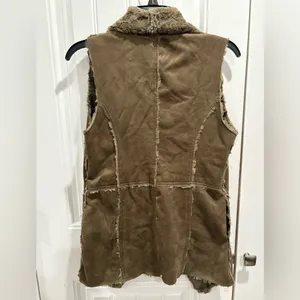 Altar'd State Brown Faux Fur Vest Size S thumbnail 2