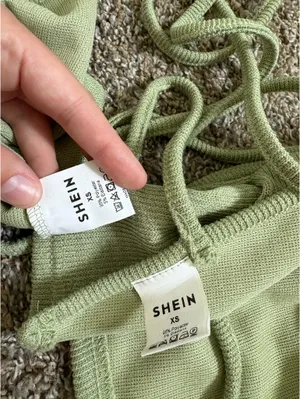 Green Knit 2 Piece Set Size XS thumbnail 6