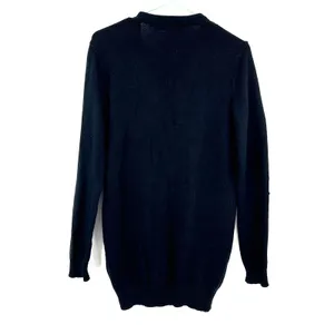 Ralph Lauren Sport‎ Size Small Sweater Black Button Up Cardigan Boyfriend Fit thumbnail 2