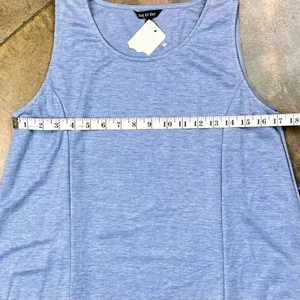 NWT Yak & Yeti Blue Tank Top Small thumbnail 4