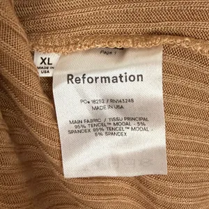 Reformation Kazu Ribbed Knit Sleeveless Wide Leg Jumpsuit Size XL thumbnail 6