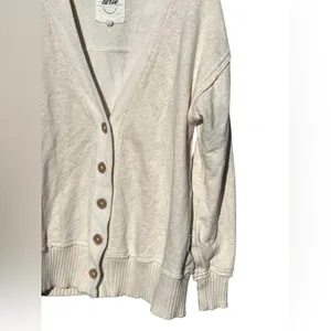 Arie Fleece Cardigan Sweater thumbnail 8