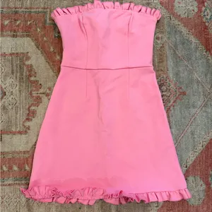 Lulus Little Lovely Light Pink Strapless Mini Dress thumbnail 3
