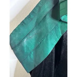 VTG 1980s Jodi Michaels Prom Party Dress Green Metallic Bubble Skirt Basque thumbnail 9