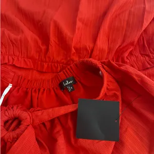 Lulus Island Vacay Red Tie-Back Maxi Dress size Small NWOT thumbnail 3