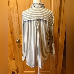 Beach Lunch Lounge Long-Sleeve Relaxed Button-Down Shirt size XL women’s thumbnail 2
