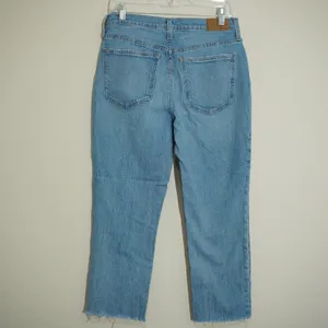 Madewell 29P The Perfect Vintage Jean Medium Blue Raw Hem Straight Leg Casual thumbnail 4