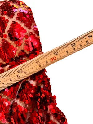 Emerald Sundae Red Sequin Strapless Bodycon Mini Dress XS Cocktail Party Holiday thumbnail 10