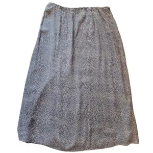Stolen Hearts Blue Floral Ditsy A-Line‎ Button Front Boho Skirt L thumbnail 4