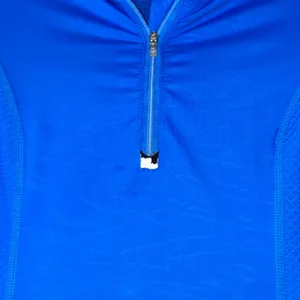 Athleta Candescent 1/2 Zip Pullover‎ Womens XXS Blue Mesh Running Athletic Top thumbnail 4