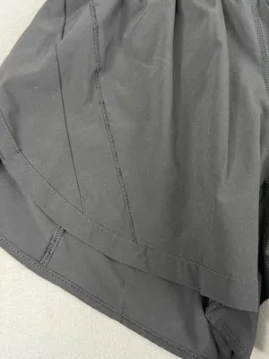 Lululemon Track That Short 5" Womens 0 Black Mid Rise Lined Running Shorts thumbnail 2