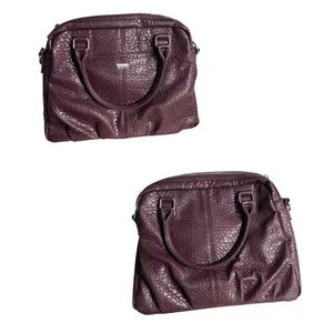 THIRTY ONE Jewell Plum Handbag Vegan Leather Handles Shoulder Strap NEW thumbnail 9