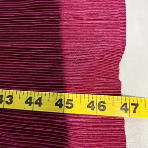 YAS Wrap Dress Womens Medium‎ Wine Maxi Long Sleeve Ribbed V-Neck Slinky Stretch thumbnail 3