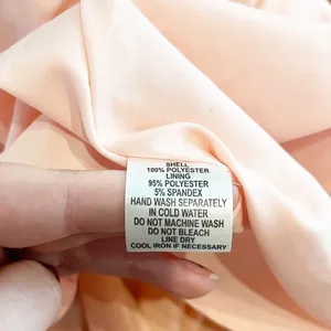 Cotton Candy LA Strapless Satin Twist Front Cutout Mini Dress Peach Pink Medium thumbnail 7