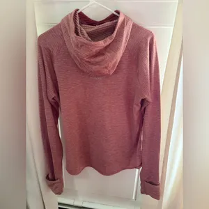 New Balance Running Hooded Pink Shirt Size M thumbnail 2