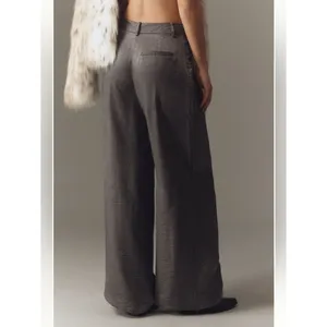 Anthropologie Maeve Shimmer Wide-Leg Trousers thumbnail 4