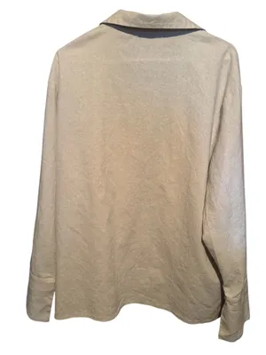 Meshki Tasha Oversized Linen Shirt - Natural - Size Small (NWOT) thumbnail 3