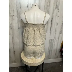 Simplee Tan two piece set of shorts and top thumbnail 4