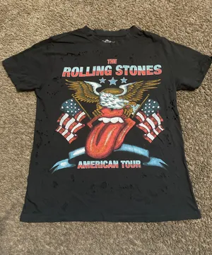 The Rolling Stones Distressed Tee size M thumbnail 1