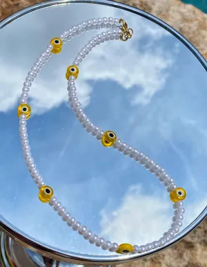 Handmade Evil Eye Necklace 🧿 thumbnail 1