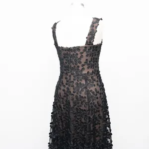 Dress The‎ Population - Anabel Gown Black Nude Medium thumbnail 11