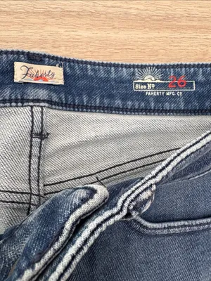 Faherty Classic Straight Leg Jeans Women Size 26 thumbnail 4