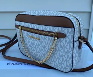 Michael Kors Jet set Large Zip Chain Crossbody - Vanilla thumbnail 6