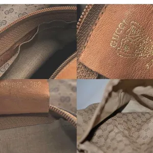 Vintage 1980s Gucci GG Supreme Monogram‎ Web Duffle/Travel Bag. thumbnail 6
