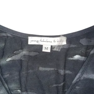 Young Fabulous & Broke Tie Dye Draped Gray Mini Dress MEDIUM thumbnail 4