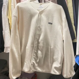 Cream COVERNAT fleece jacket White Size XL thumbnail 1