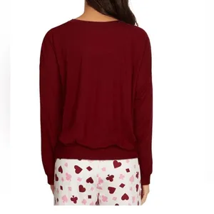 WILDFOX Love's a Gamble‎ Shorty Pajamas Set, 2 Piece, Red Hearts, XL, NWT thumbnail 6