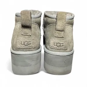 UGG Classic Ultra Mini Platform Booties Women’s 11 Gray Suede Sheepskin 1135092 thumbnail 7